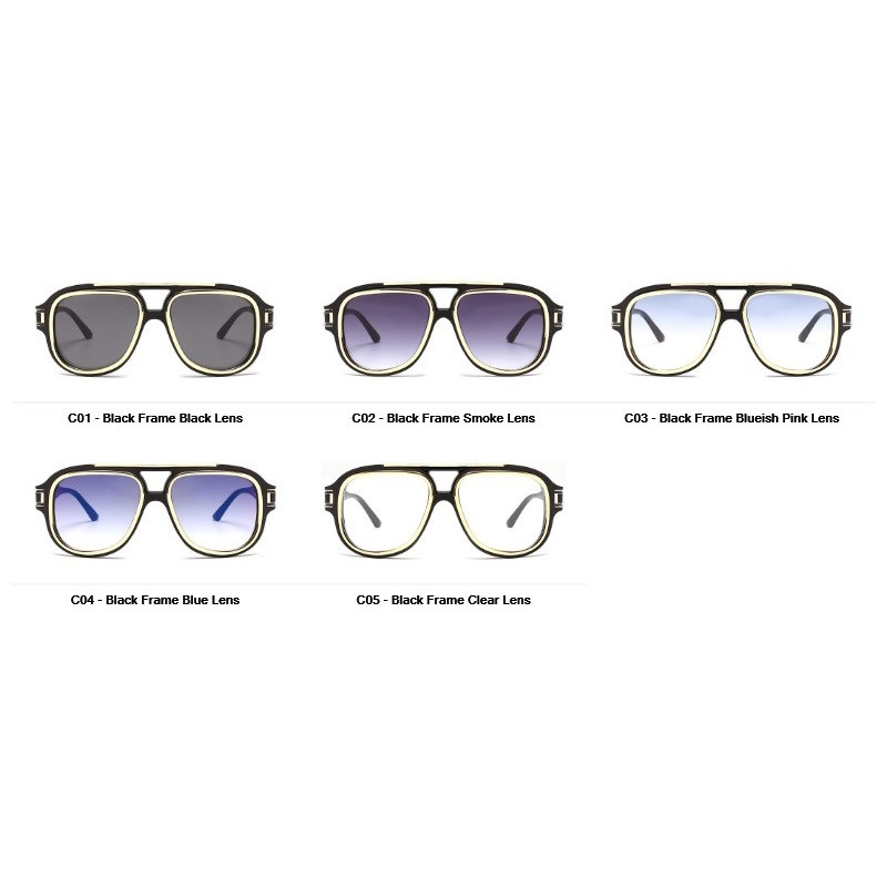 Luksuslikud meeste disainiga päikeseprillid Glamuur Stiilsed Meeste Mood Päikeseprillid Stiilsed Vintage päikeseprillid UV400