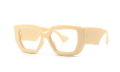 Vintage Square Big Frame Prillid Raam Moodne puitraamiga prillid Naistele Läbipaistvad optilised rohelised prillid