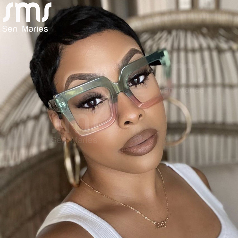 Vintage kandiline prillide raam Retro naiste värviline raam selge objektiiviga prillid brändi disainer Gafas De Sol prillid naistele Oculos