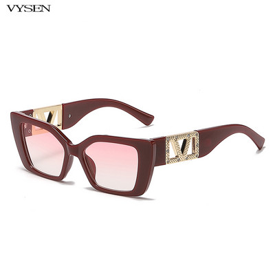 Retro pravokutne sunčane naočale za muškarce Žene 2022 Luksuzne male četvrtaste sunčane naočale Ženske vintage sunčane naočale Oculos De Sol Feminino