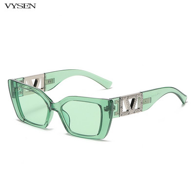 Retro pravokutne sunčane naočale za muškarce Žene 2022 Luksuzne male četvrtaste sunčane naočale Ženske vintage sunčane naočale Oculos De Sol Feminino