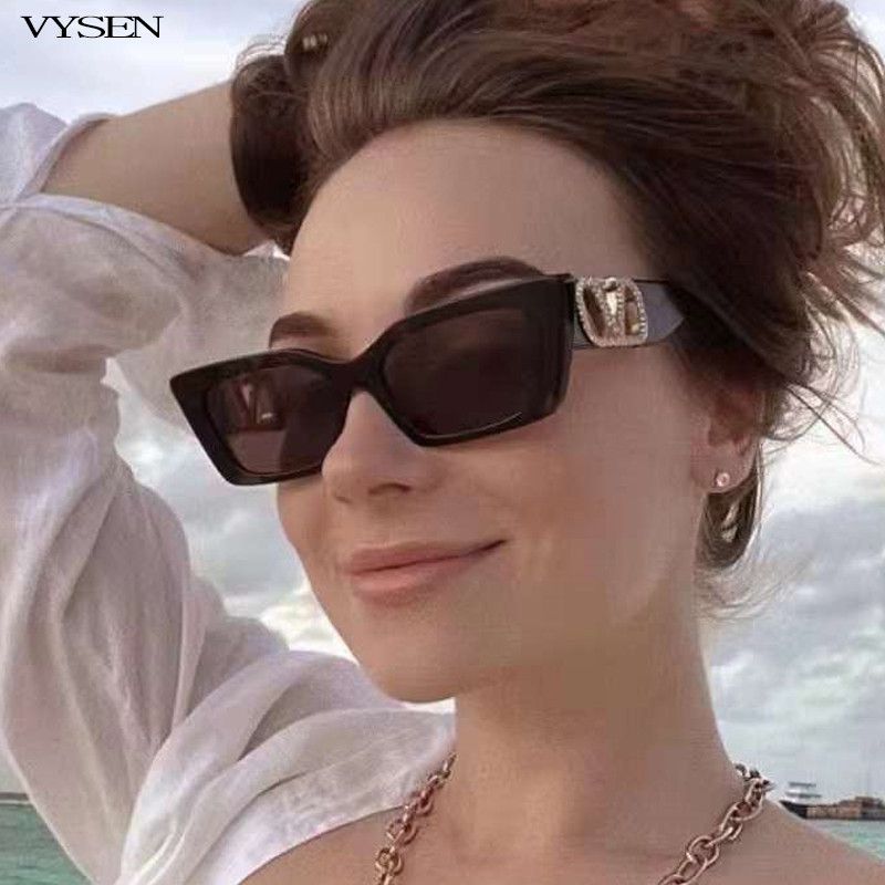 Retro pravokutne sunčane naočale za muškarce Žene 2022 Luksuzne male četvrtaste sunčane naočale Ženske vintage sunčane naočale Oculos De Sol Feminino