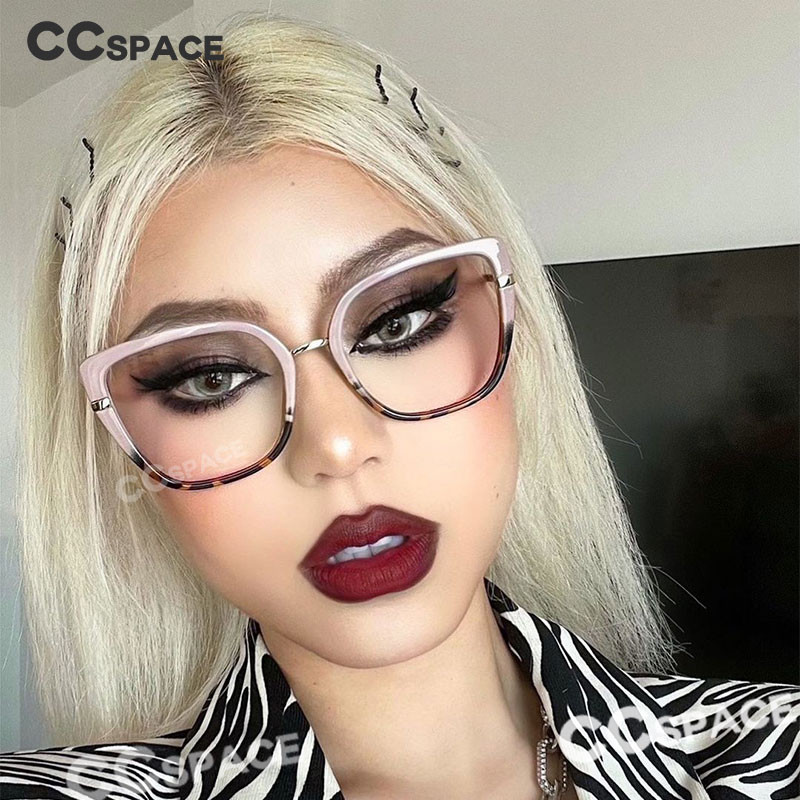 48262 Cat Eye plastični titanium antiplavi okviri za naočale Ultralake ženske optičke modne računalne naočale