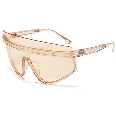 New Fashion Bărbați Femei Ochelari de soare supradimensionați cu cadru mare Pătrat Design de marcă de lux Ochelari de soare negri Ochelari de protecție vintage