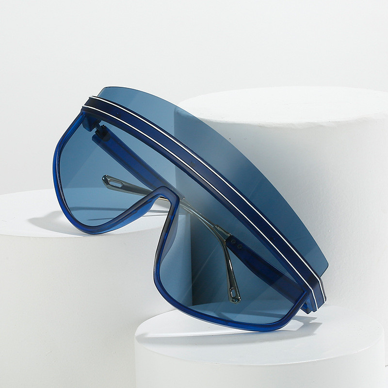 New Fashion Bărbați Femei Ochelari de soare supradimensionați cu cadru mare Pătrat Design de marcă de lux Ochelari de soare negri Ochelari de protecție vintage