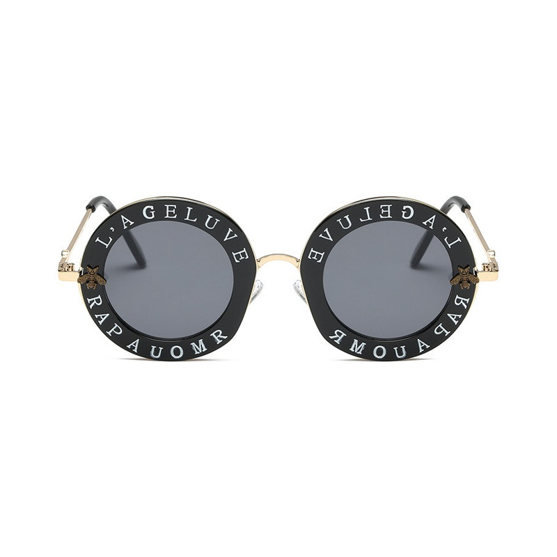 Apvalūs klasikiniai moteriški prekės ženklo akiniai nuo saulės Retro mados LAGELUVE RAPAUOMR prabangūs vyriški dizainerio akiniai nuo saulės