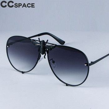 47850 Луксозни метални Big Bee Pilot Слънчеви очила Градиентни лещи UV400 Ретро Мъже Жени Абажури