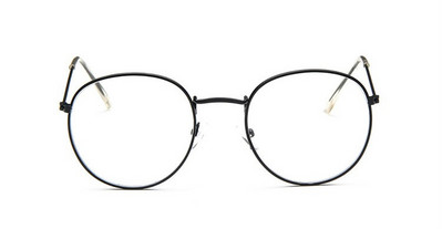 2022 Ochelari Rotunzi Transparenti Rame Femei Bărbați Ochelari Retro Metal Negru Argintiu Aur Miopie Ochelari Optici Rame Oculos De Grau