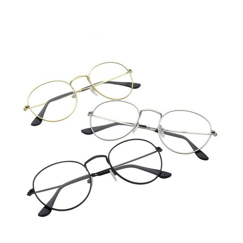 2022 Ochelari Rotunzi Transparenti Rame Femei Bărbați Ochelari Retro Metal Negru Argintiu Aur Miopie Ochelari Optici Rame Oculos De Grau