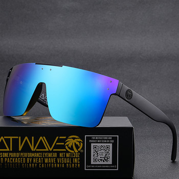 ΝΕΟ Υψηλής ποιότητας πολυτελή Heat Wave Γυαλιά ηλίου Polarized τετράγωνα Συνεκτικός φακός Γυναικεία ανδρικά γυαλιά ηλίου UV400