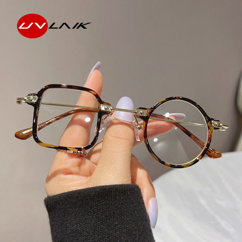 Vintage asimetrični okvir za naočale Žene Muškarci Četvrtaste okrugle Sung naočale TR90 Okvir za optičke naočale za kratkovidnost Naočale UV400