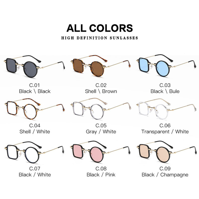 Vintage asimetrični okvir za naočale Žene Muškarci Četvrtaste okrugle Sung naočale TR90 Okvir za optičke naočale za kratkovidnost Naočale UV400