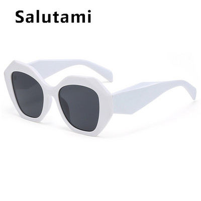 Antikék világos cukorka színű poligon négyzet alakú női szemüvegek Vintage új divatos műanyag átlátszó számítógépes szemüveg keret Leopard