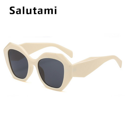 Antikék világos cukorka színű poligon négyzet alakú női szemüvegek Vintage új divatos műanyag átlátszó számítógépes szemüveg keret Leopard