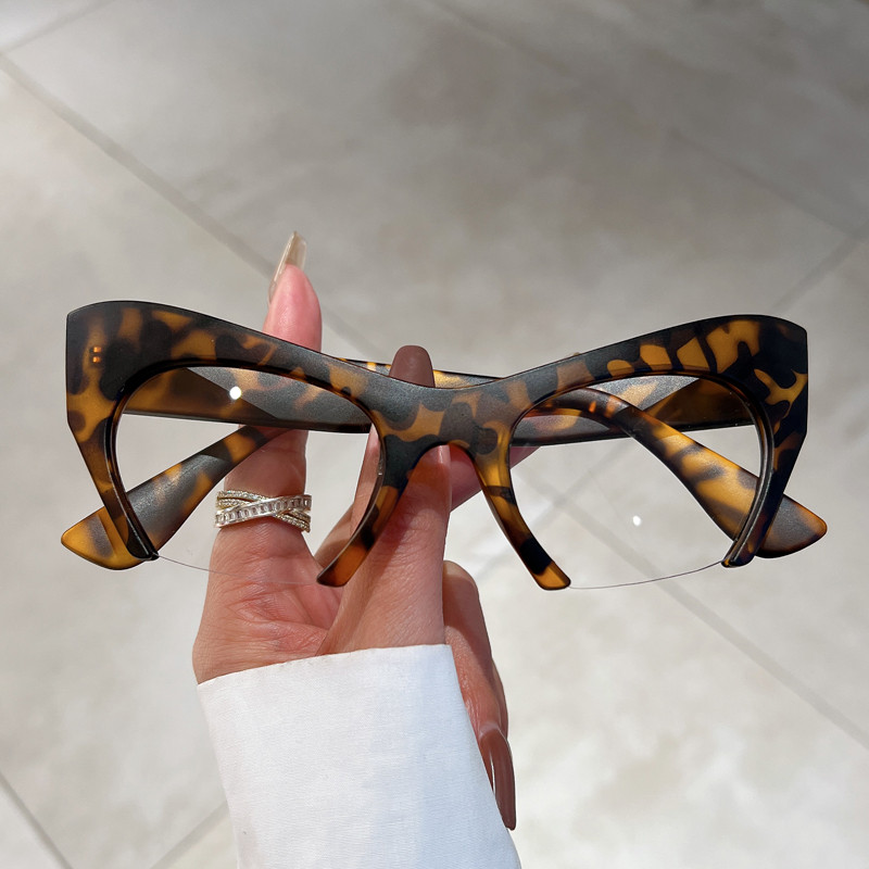 KAMMPT kassisilmad naiste prillid, raamid, mood, suured pooläärisega prillid, trendikad ülikerged kõrge kvaliteediga kaubamärgiga disainiga prillid