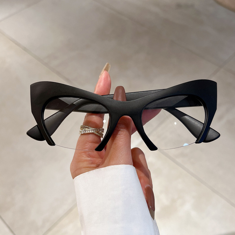 KAMMPT kassisilmad naiste prillid, raamid, mood, suured pooläärisega prillid, trendikad ülikerged kõrge kvaliteediga kaubamärgiga disainiga prillid