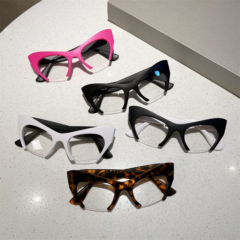 KAMMPT kassisilmad naiste prillid, raamid, mood, suured pooläärisega prillid, trendikad ülikerged kõrge kvaliteediga kaubamärgiga disainiga prillid