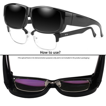 OUTSUN 2020 НОВ ДИЗАЙН Унисекс поляризирани слънчеви очила Мъжки очила с рецепта Rx Insert cover слънчеви очила145