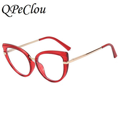 2022 Νέα μόδα σέξι μάτι Cat Eye οπτικά αντι-μπλε γυαλιά σκελετό Γυναικείο επώνυμα Vintage γυαλιά υπολογιστή Γυναικεία γυαλιά Oculos