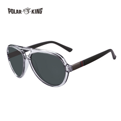 Ochelari de soare Polarking Bărbați Classic Business Trend Brand Ochelari de soare Design Twin Bridge Ochelari Lentile mari Plastic Lejeritate PL302