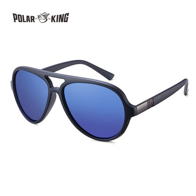 Ochelari de soare Polarking Bărbați Classic Business Trend Brand Ochelari de soare Design Twin Bridge Ochelari Lentile mari Plastic Lejeritate PL302