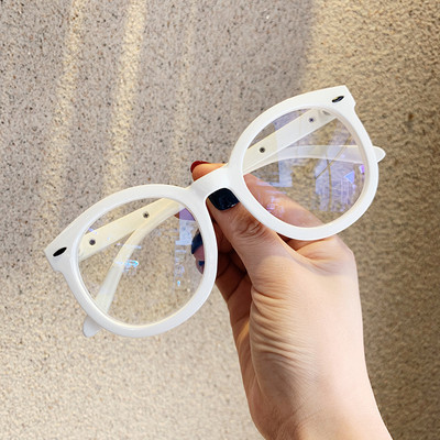 Rame de ochelari Ochelari rotunzi de computer Ochelari de vedere cu săgeată Nit Rame de ochelari pentru femei Ochelari de vedere optici de culoarea bomboană transparente