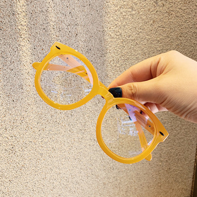 Rame de ochelari Ochelari rotunzi de computer Ochelari de vedere cu săgeată Nit Rame de ochelari pentru femei Ochelari de vedere optici de culoarea bomboană transparente