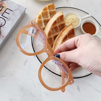 Rame de ochelari Ochelari rotunzi de computer Ochelari de vedere cu săgeată Nit Rame de ochelari pentru femei Ochelari de vedere optici de culoarea bomboană transparente