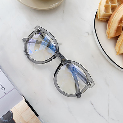 Rame de ochelari Ochelari rotunzi de computer Ochelari de vedere cu săgeată Nit Rame de ochelari pentru femei Ochelari de vedere optici de culoarea bomboană transparente