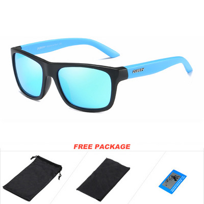 DUBERY ochelari de soare polarizați pătrați vintage pentru bărbați, la modă, oglindă verde, protecție UV pentru bărbați, ochelari de soare sport pentru șofat pentru bărbați