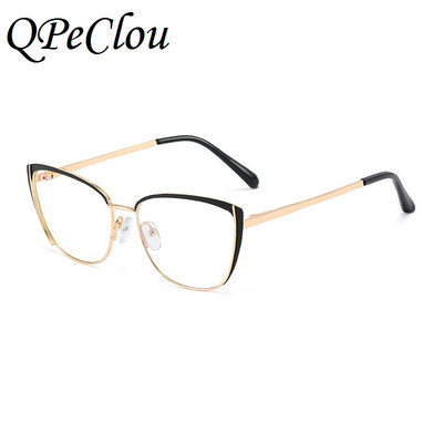2021 m. nauji vintažiniai metaliniai kvadratiniai anti-mėlyni akinių rėmeliai moteriški madingi optiniai skaidrūs akiniai moteriški kompiuterio akiniai