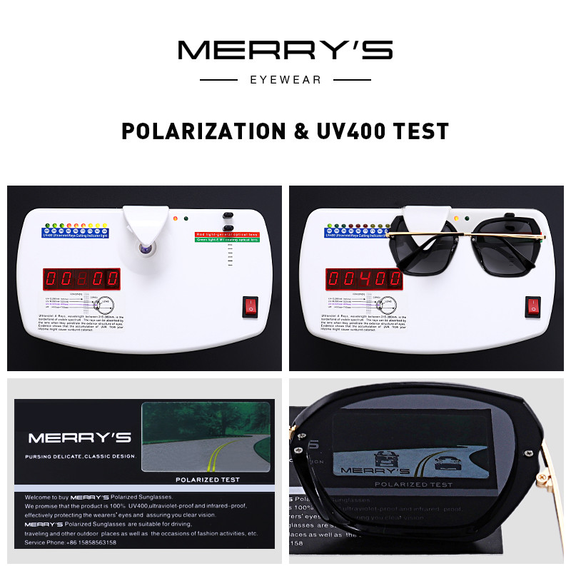 MERRYS DESIGN Ženske vintage mačkaste polarizirane sunčane naočale Ženske luksuzne marke Sunčane naočale u trendu UV400 zaštita S6182