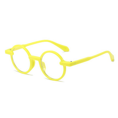 55081 Apvalūs receptiniai akiniai Moteriški Retro optiniai akinių rėmeliai Madingi akiniai Prekės ženklo dizainerio skaidrūs akiniai