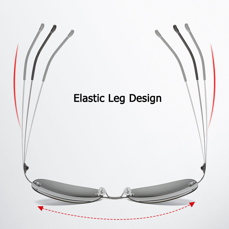 JackJad muške Ultralake Pilot Titanium POLARIZED sunčane naočale sa sklopivim šarkama za vožnju Brand Design sunčane naočale Oculos De Sol