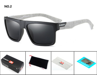 DUBERY 2018 Noua sosire Ochelari de soare polarizați pentru bărbați Ochelari de soare pentru conducere pentru aviație Ochelari de soare pentru bărbați Pescuit sportiv Designer de marcă de lux 918