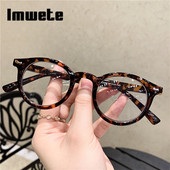 Iwete Прозрачна рамка за компютърни очила Жени Мъже Анти синя светлина Кръгли очила Блокиращи очила Оптични очила Очила