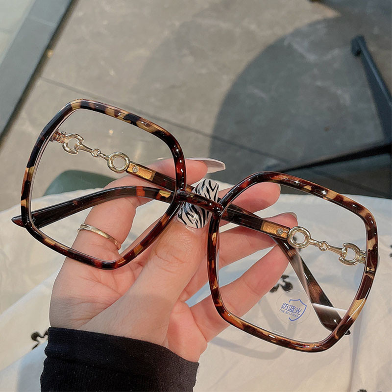 Madingi kvadratiniai akinių rėmeliai moteriški dideli optiniai skaidrūs akinių rėmeliai vintažiniai akiniai dekoravimo akiniai akiniai