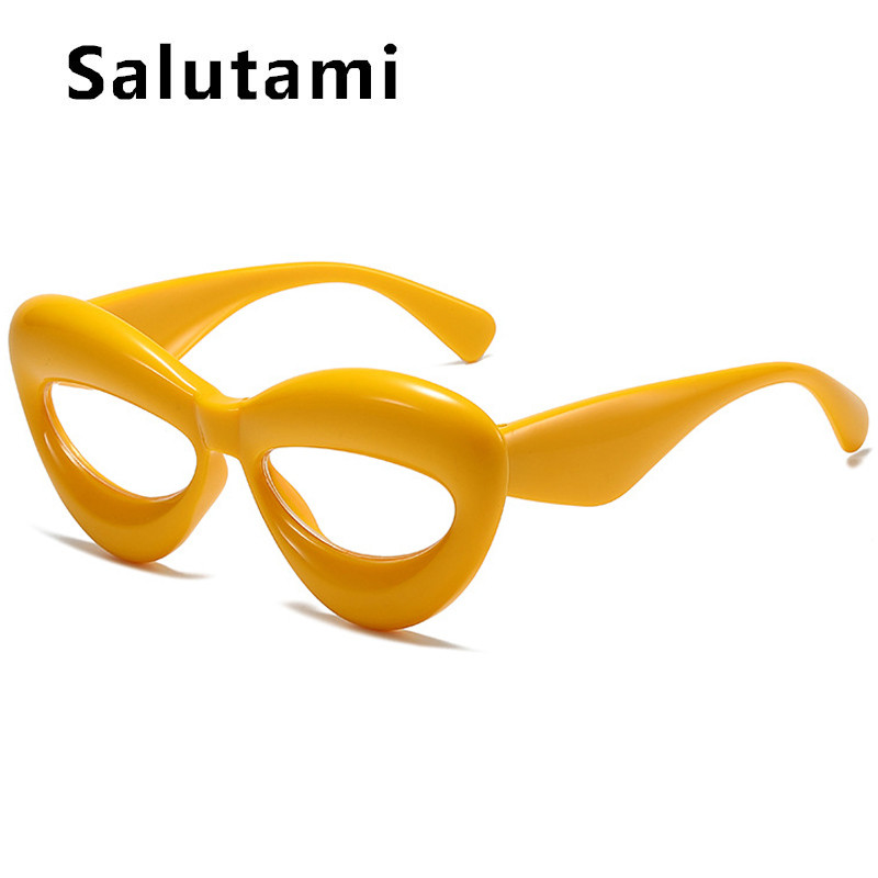 Vintage Y2K Candy Color Seksikad Huule Anti-sinised Heledad Prillid Naistele Mood Kassisilmad Arvutiprillid Raam Naiste Varjud Mehed