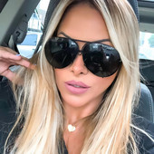 Ochelari de soare vintage de designer de brand pentru bărbați cu nuanțe negre Ochelari de soare reflectorizați din metal pentru femei Ochelari de soare retro pentru călătorii