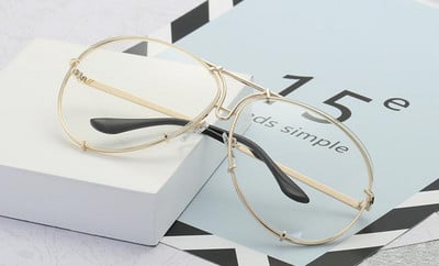 Ochelari de soare vintage de designer de brand pentru bărbați cu nuanțe negre Ochelari de soare reflectorizați din metal pentru femei Ochelari de soare retro pentru călătorii