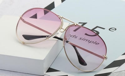 Ochelari de soare vintage de designer de brand pentru bărbați cu nuanțe negre Ochelari de soare reflectorizați din metal pentru femei Ochelari de soare retro pentru călătorii