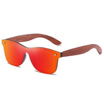 GM Red Wood Rimless Polarized Ανδρικά γυαλιά ηλίου τετράγωνο πλαίσιο Γυαλιά ηλίου Γυναικεία γυαλιά ηλίου Ανδρικά Oculos de sol Masculino