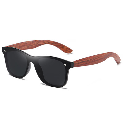 GM Red Wood Polarized Vyriški akiniai nuo saulės kvadratiniai akiniai nuo saulės Moteriški akiniai nuo saulės Vyriški Oculos de sol Masculino