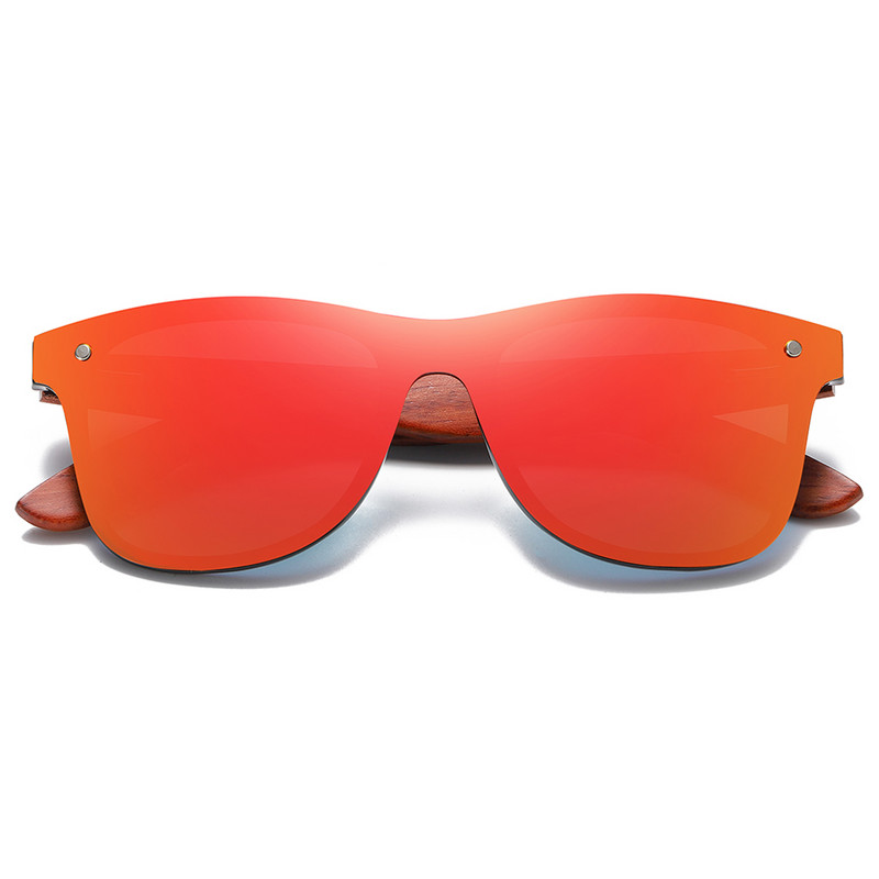 GM Red Wood Polarized Vyriški akiniai nuo saulės kvadratiniai akiniai nuo saulės Moteriški akiniai nuo saulės Vyriški Oculos de sol Masculino