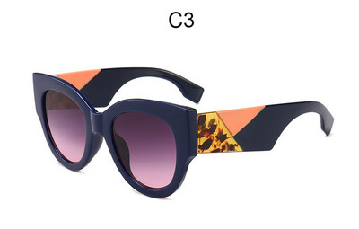 Luksuzne velike okrugle sunčane naočale Ženske retro brend dizajnerske sunčane naočale velikog okvira Ženske modne gradijentne lunettes de soleil