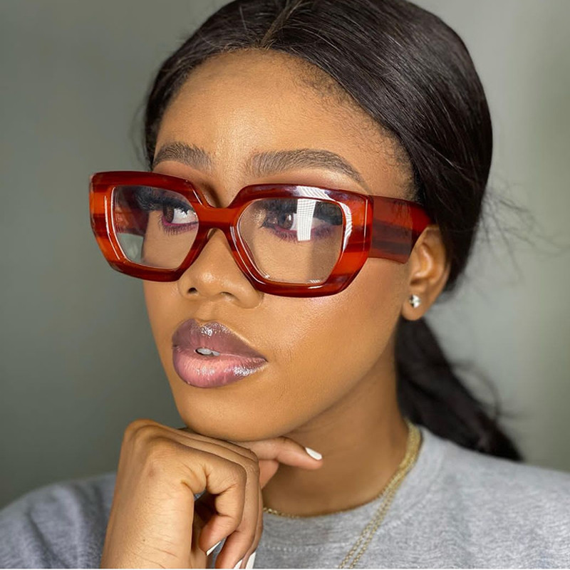 Vintage optički okviri za naočale protiv plave svjetlosti Ženske naočale luksuznih marki Modne klasične kvadratne ženske prozirne muške naočale