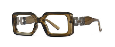 Okviri za optičke naočale za žene Luksuzna marka prozirnih leća, crne velike naočale, vintage okviri za naočale za čitanje, uniseks