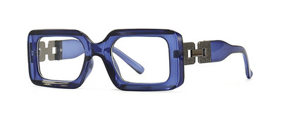 Okviri za optičke naočale za žene Luksuzna marka prozirnih leća, crne velike naočale, vintage okviri za naočale za čitanje, uniseks