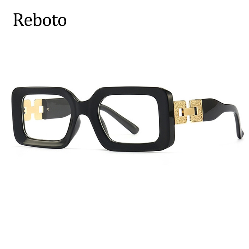 Okviri za optičke naočale za žene Luksuzna marka prozirnih leća, crne velike naočale, vintage okviri za naočale za čitanje, uniseks