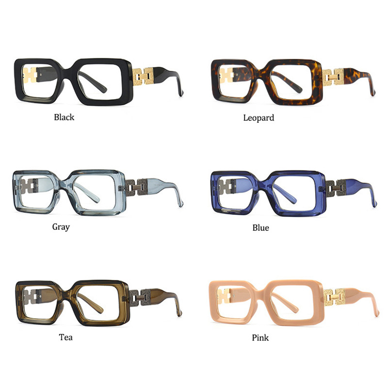 Okviri za optičke naočale za žene Luksuzna marka prozirnih leća, crne velike naočale, vintage okviri za naočale za čitanje, uniseks